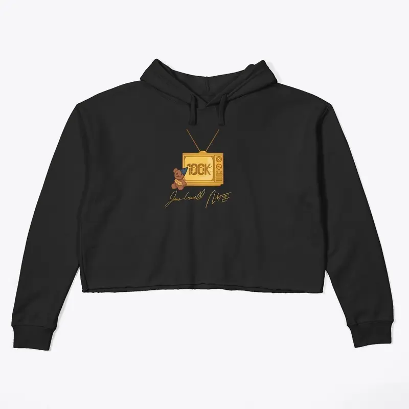 "100k Subs" Crop Hoodie LIMITED TIME