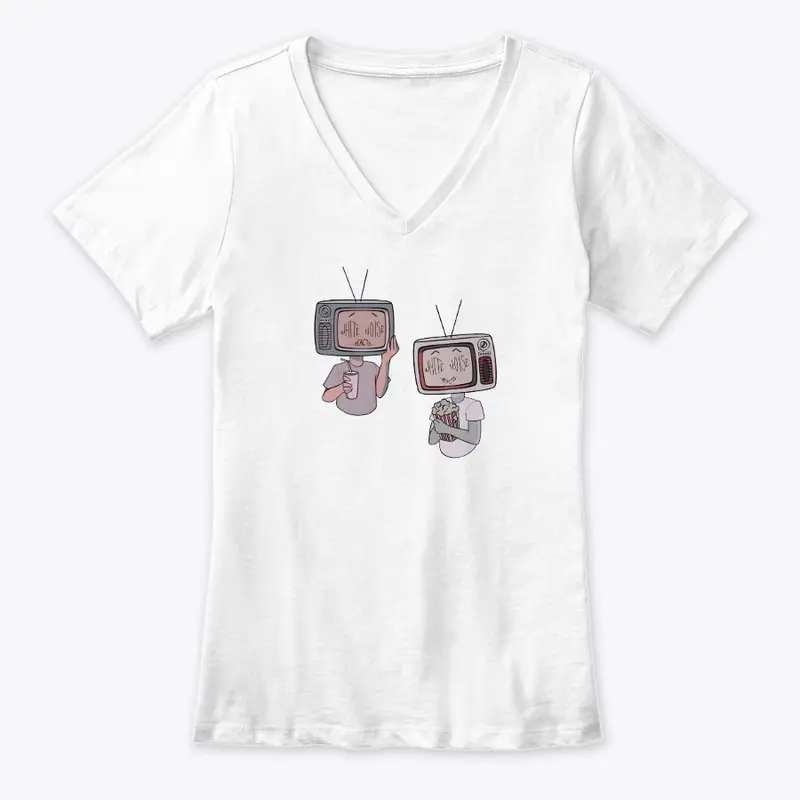 "It's Movie Time" Womens' T-shirt GREY